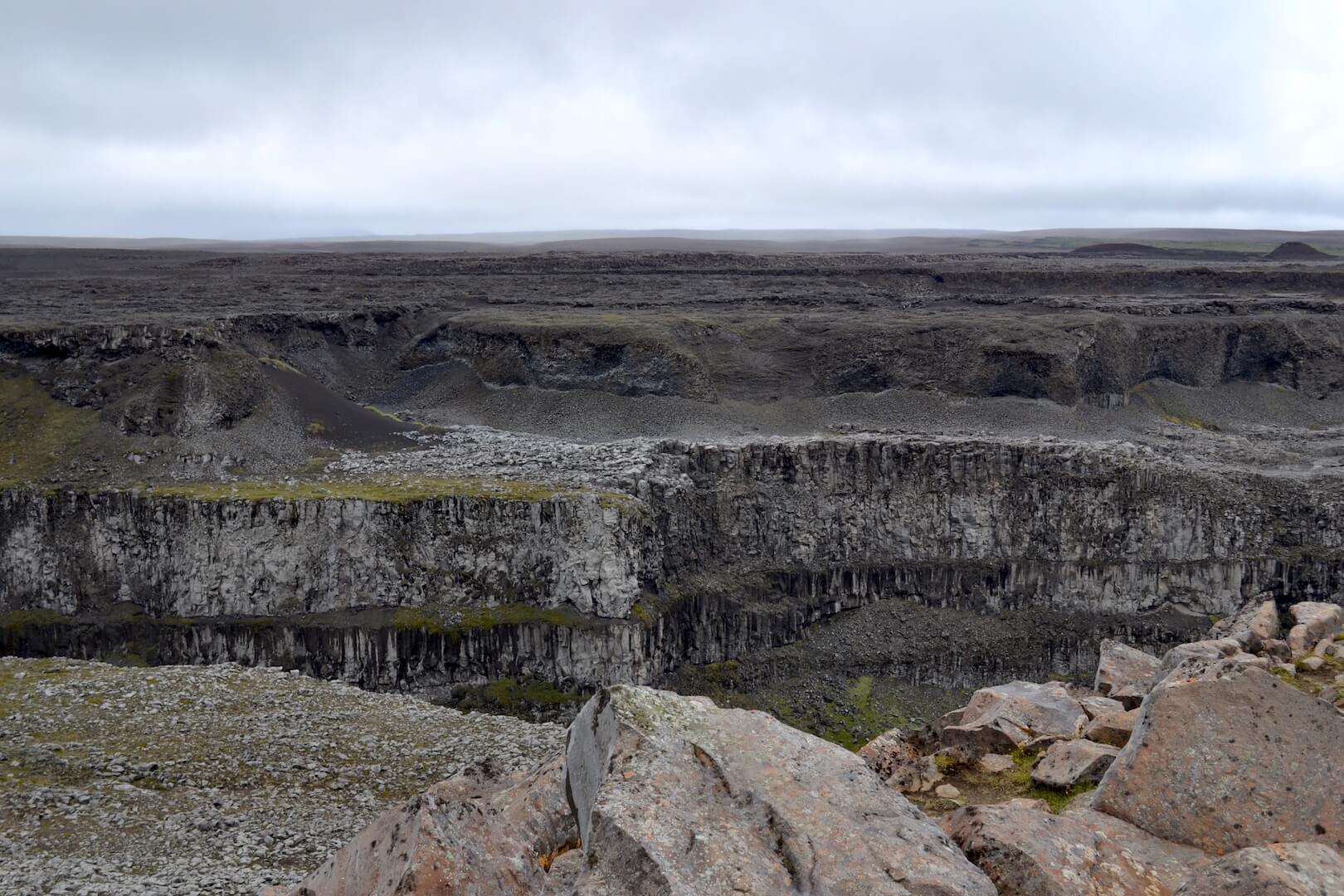 Gray terrain in Iceland