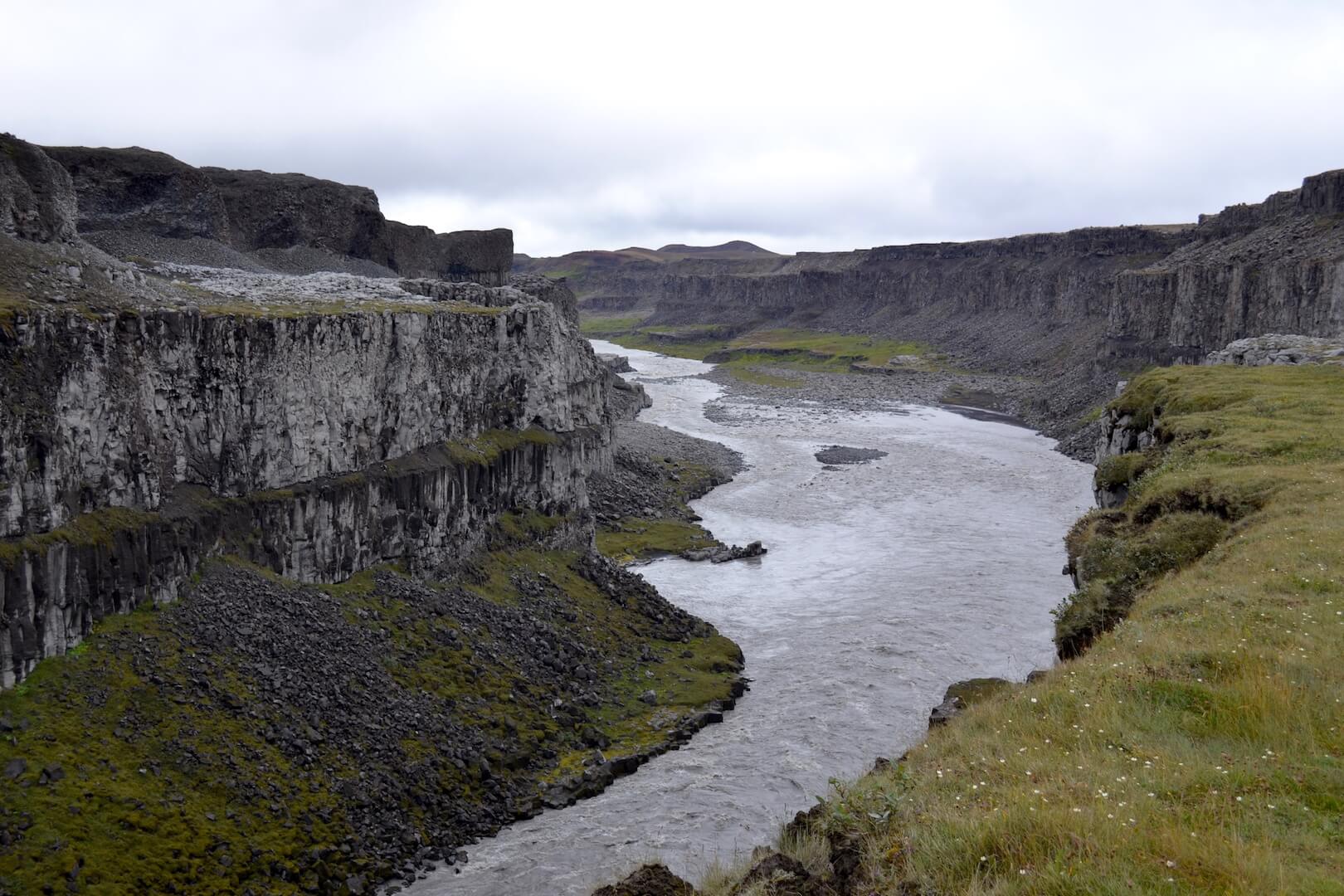 A waterfall in Iceland