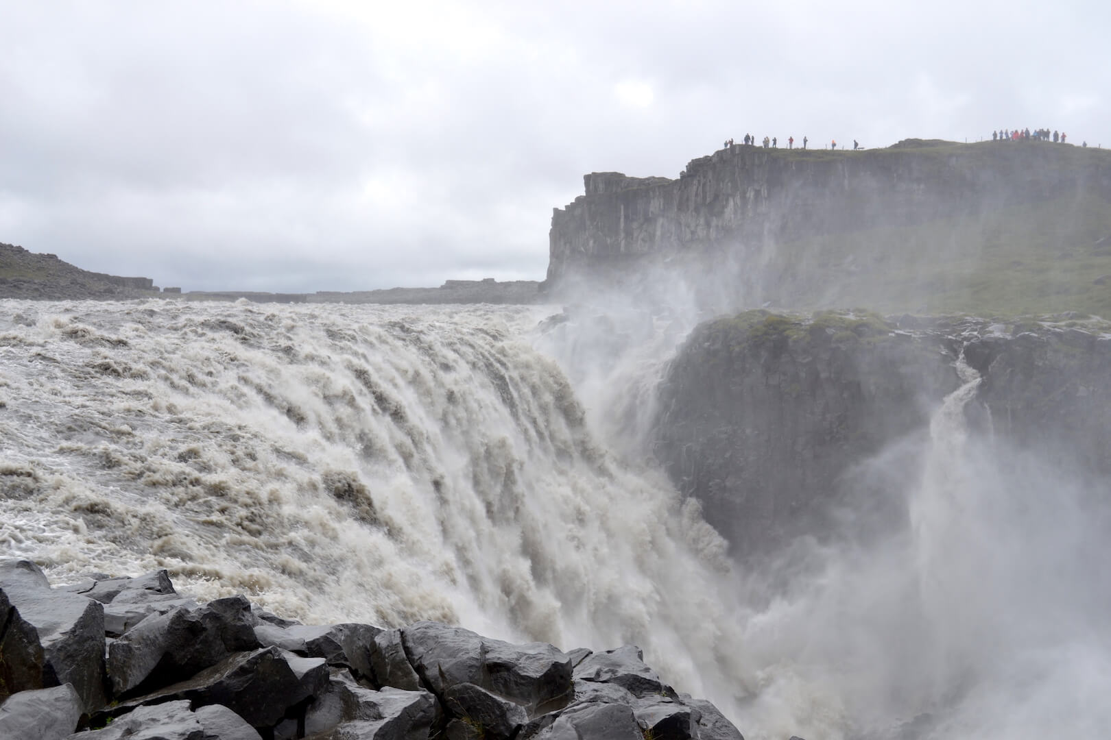 A waterfall in Iceland