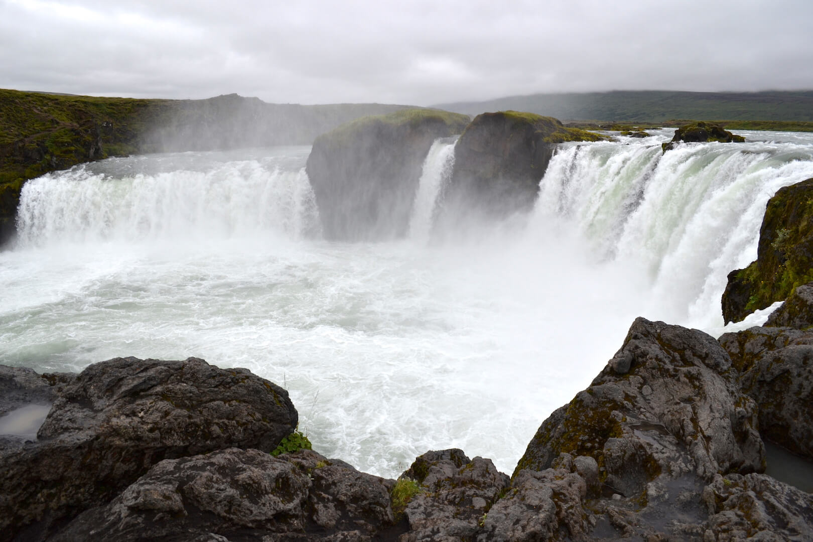 A waterfall in Iceland