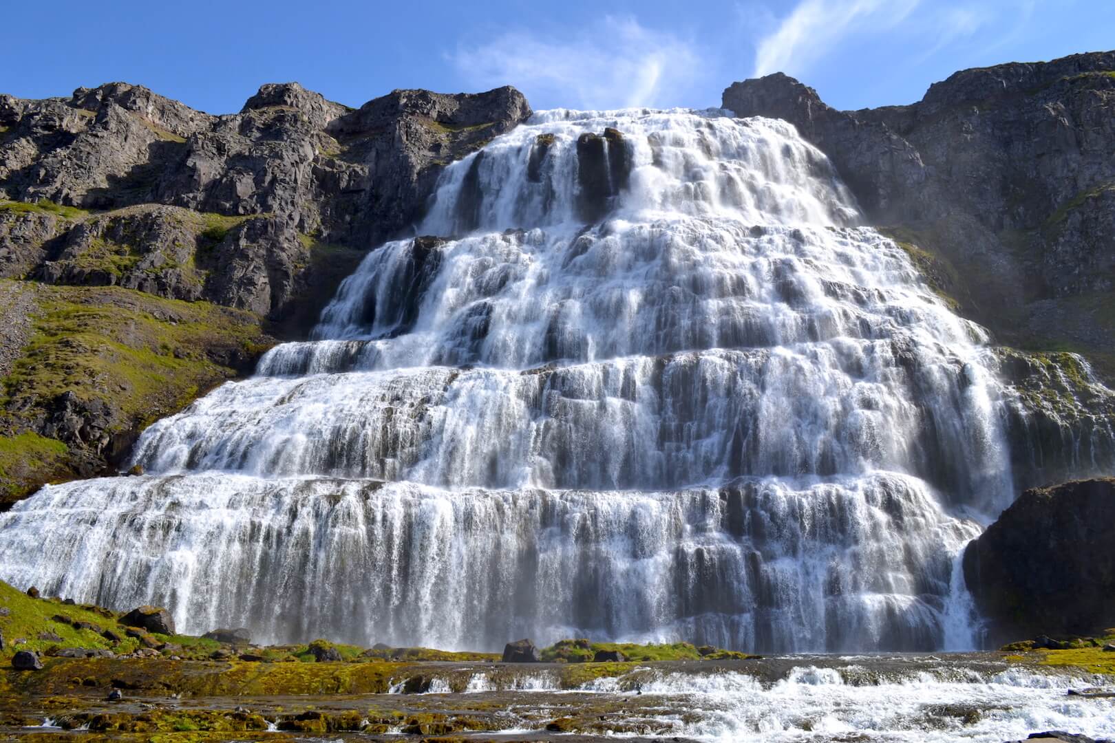 A waterfall in Iceland