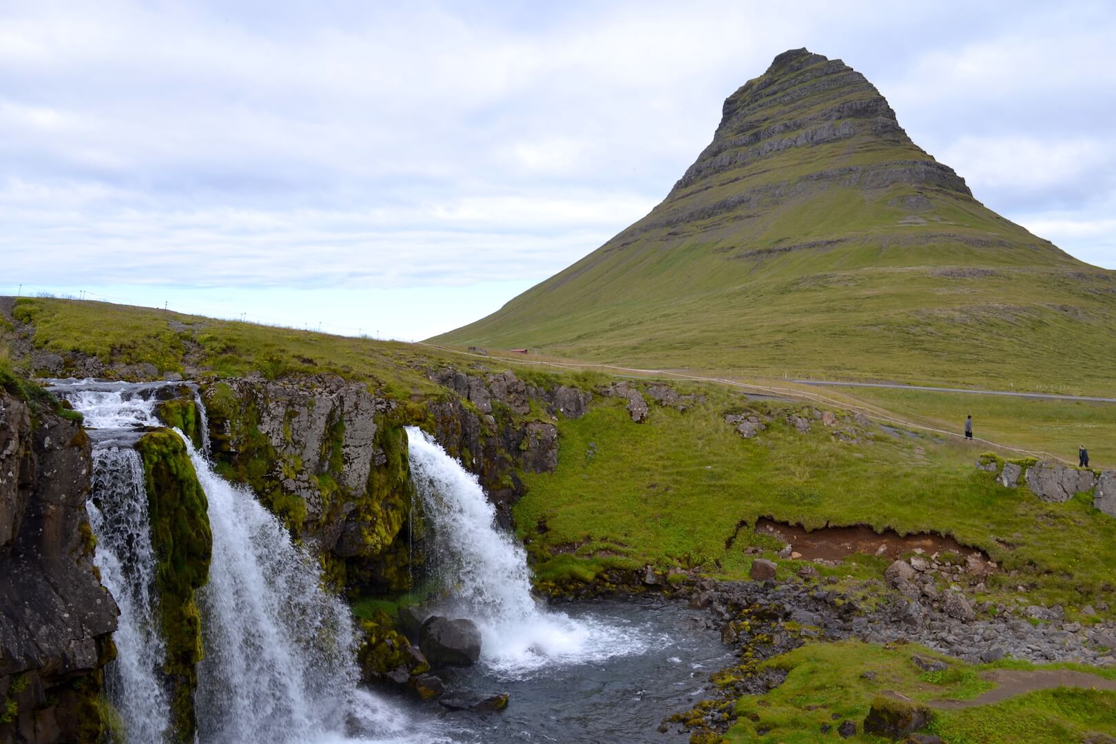 A waterfall in Iceland