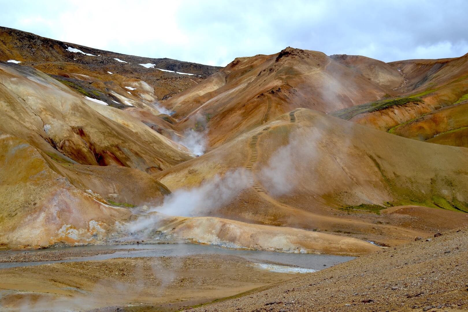 The highlands in Iceland