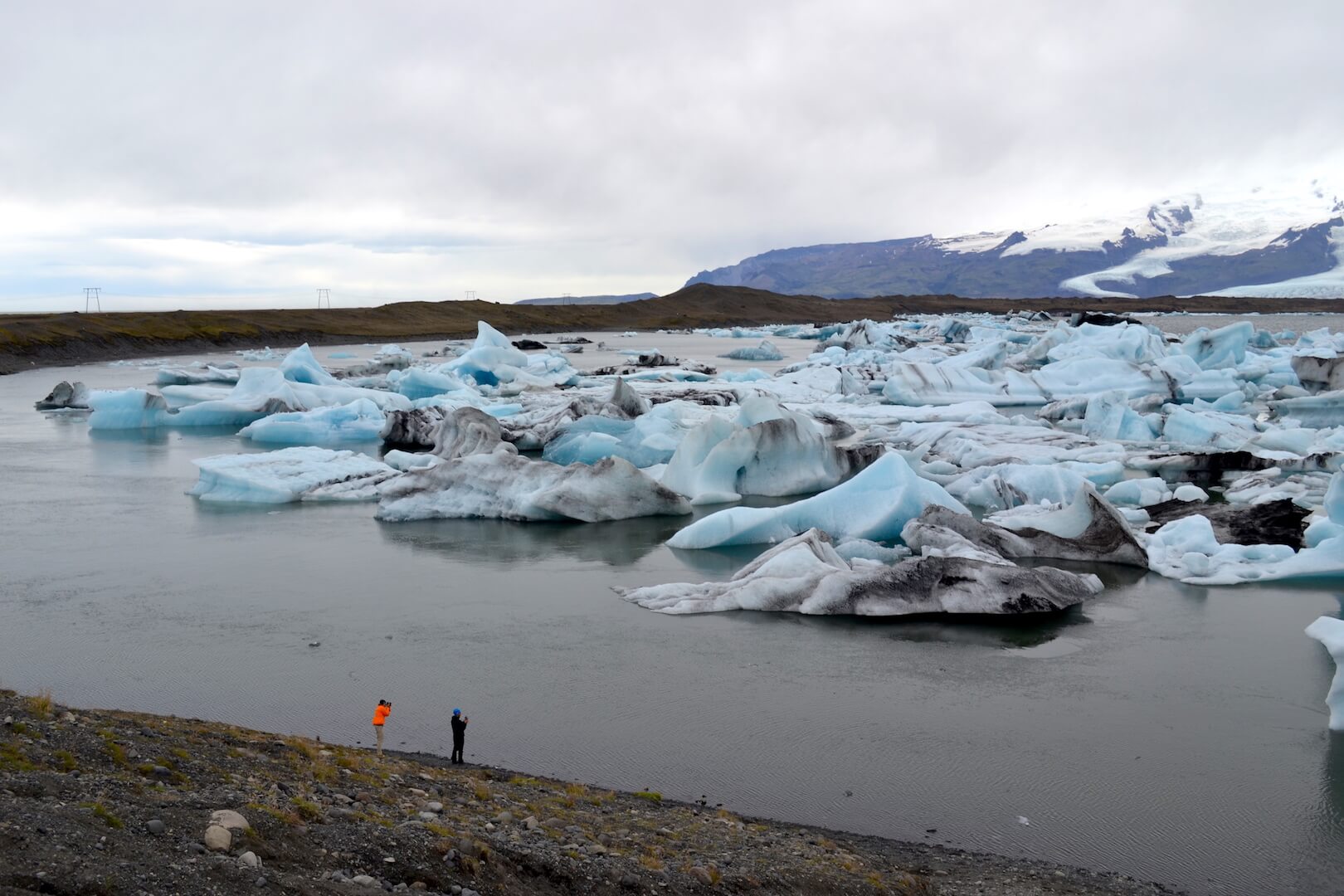 A glacial lake in Iceland