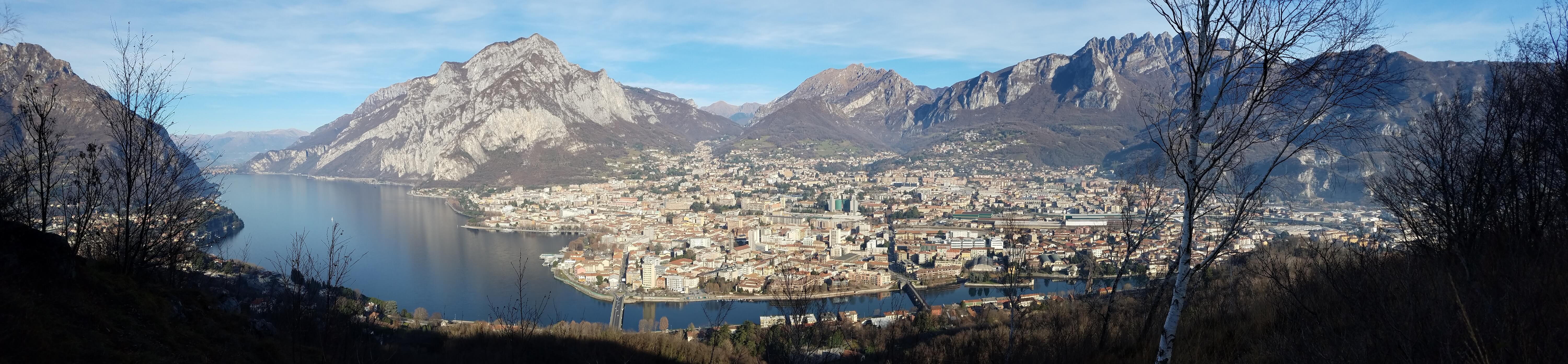 View of Lecco, Italy