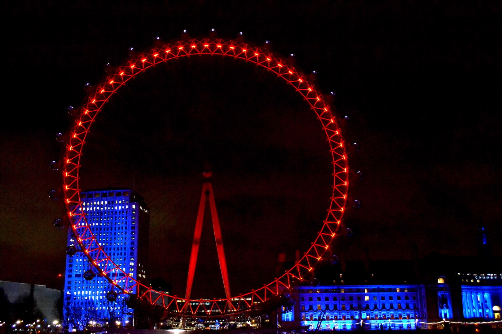 The London Eye at night