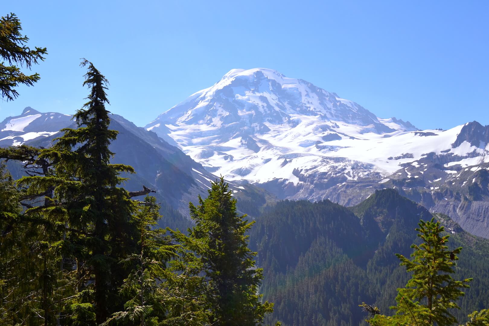 Mount Rainier from a distance